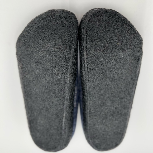🧵 New Birkenstock Unisex Kids Zermatt Kids Shearling Wool Felt (Navy) - Picture 9 of 13